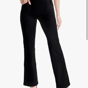 Yogipace,Belt Loops,Women's Regular Flare Yoga Dress Pants